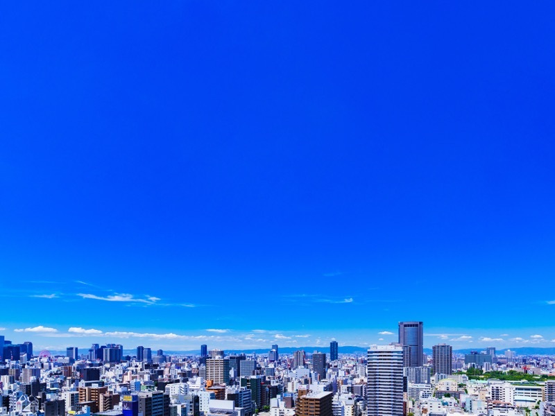 青空　街中