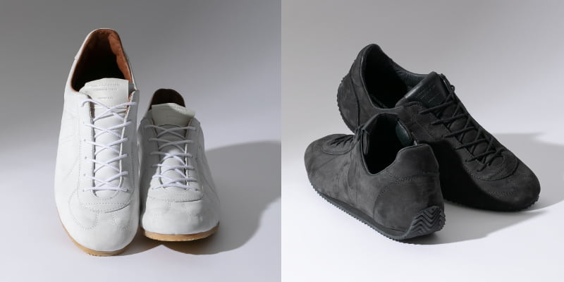 ▲germen military trainer in nubuck￥42,900
カラー：オフホワイト、ブラック