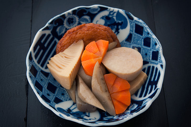 さつま揚げと根菜とたけのこの煮物