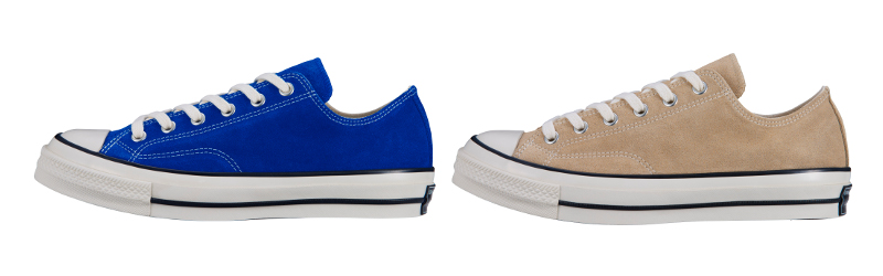 ▲SUEDE ALL STAR LGCY OX 各￥19,800
カラー：コバルトブルー、サファリベージュ
※2025年3月発売予定