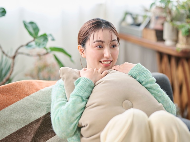 おどろく　女性