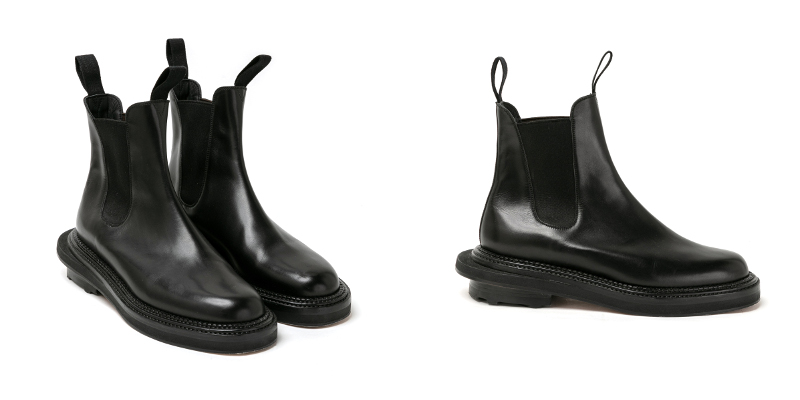 ▲Cambre boot in black calfskin¥198,000