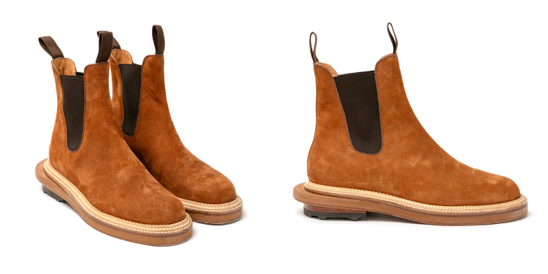 ▲Cambre boot in beachnut nubuck¥198,000