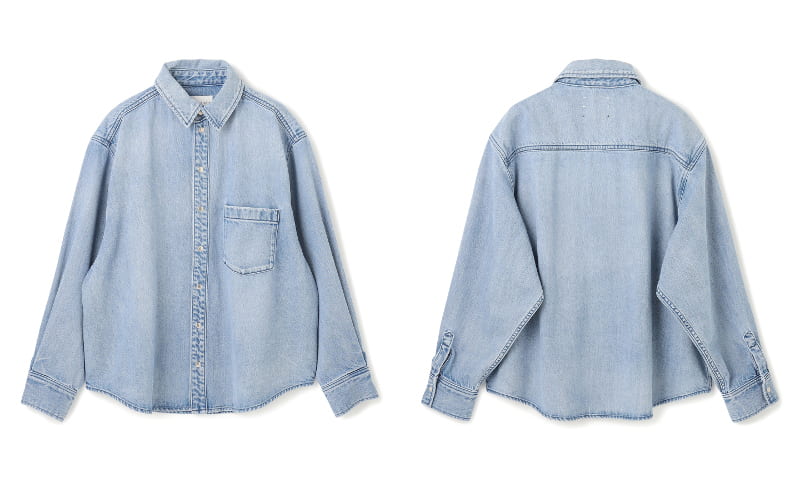 ▲THE SENSE uncrave SHIRT￥34,100
サイズ：1、2 