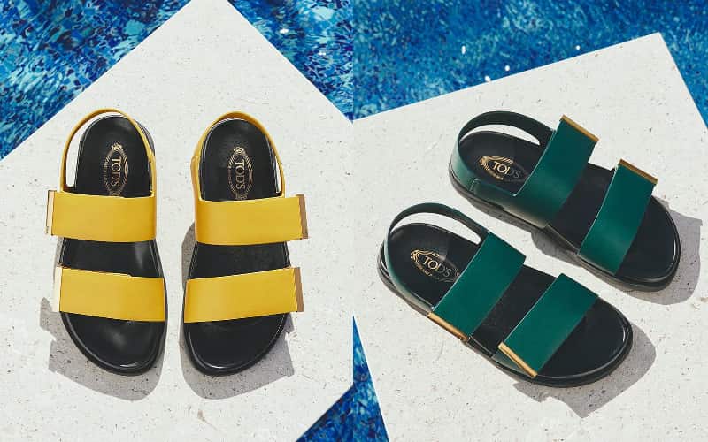 ▲サンダル 各¥116,600 ※いずれも日本限定色