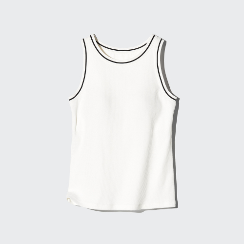 ▲リブブラトップ/アメリカンスリーブ¥2,290
柄(ライン入り)3色展開 ※無地は5色展開