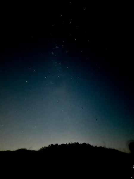暗闇に輝く星々の写真