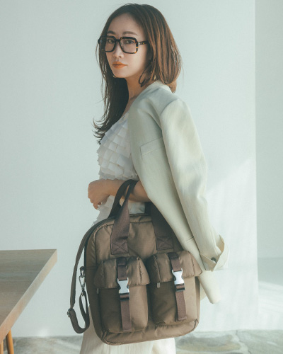 Puffy 2Way Tote着用画像