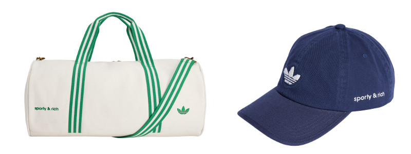 S&R CANVAS BAG¥15,400、S&R CAP¥6,600