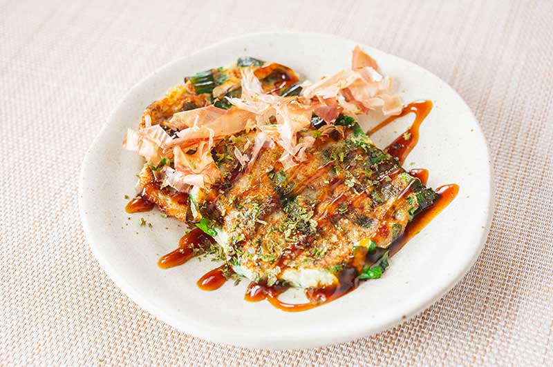 高野豆腐のお好み焼き風