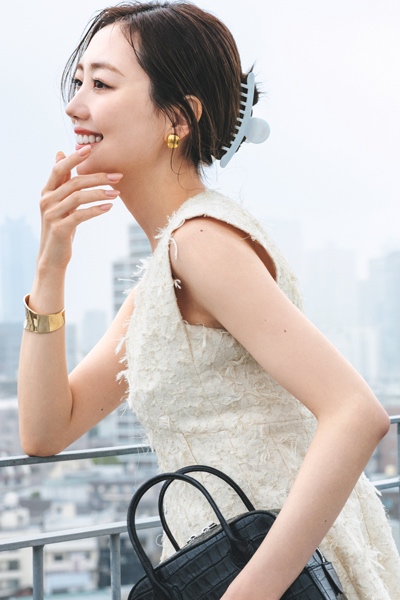 原 舞香さん ヘアクリップアレンジ