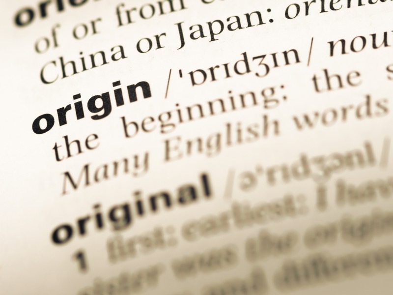 起源 英語