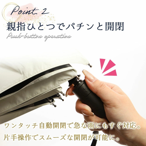 親指ひとつでパチンと開閉