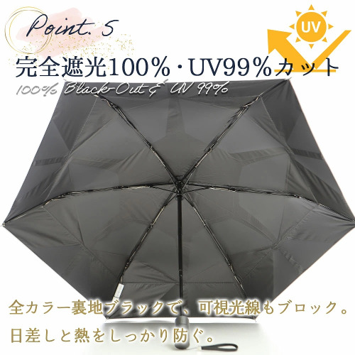 完全遮光100%、UV99%カット