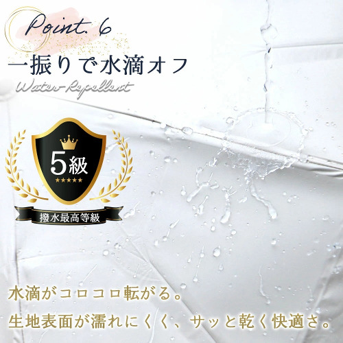 一振りで水滴オフ