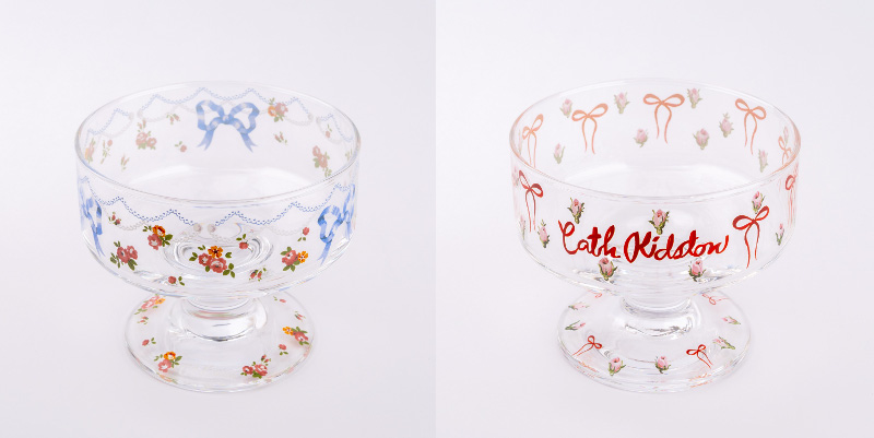 ゴブレットグラスBows&Rose/Rose Miniature