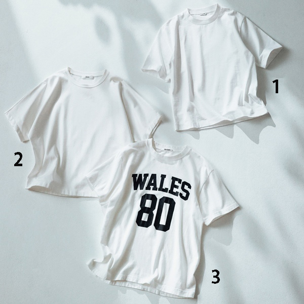 白Tシャツコーデ