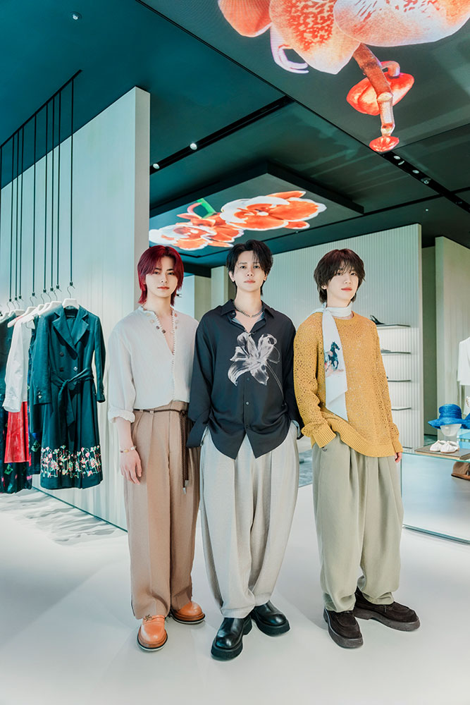 INIの松田迅さん、藤牧京介さん、髙塚大夢さん