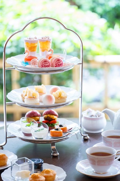 今年はおしゃれな「Peach Afternoon Tea」もご用意