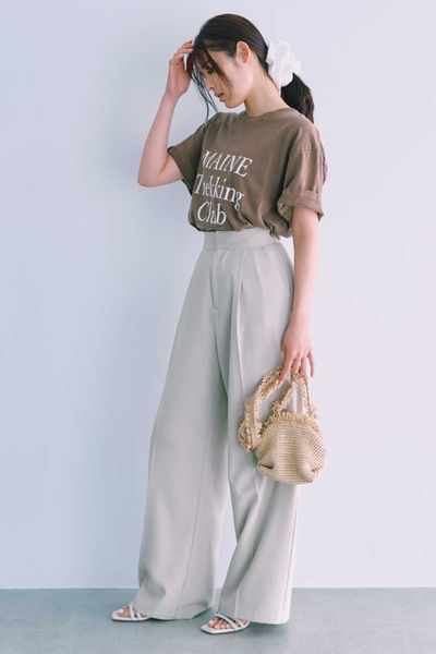 【7/9のコーデ】いつものワンツーコーデを今年っぽい小物で手早く格上げ♡