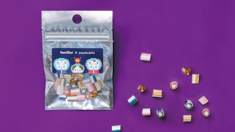 「PAPABUBBLE」とのコラボキャンディ