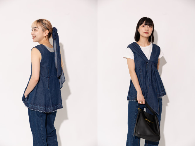ヘアアクセサリー、たすき掛け