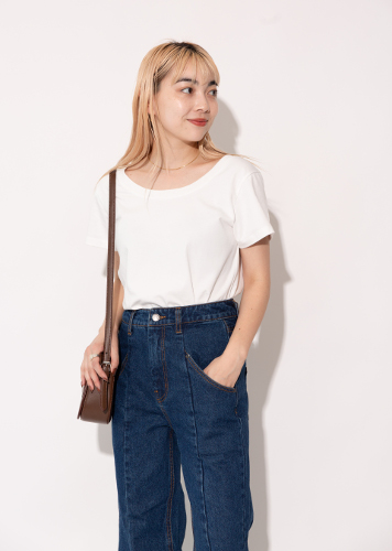 骨格別Tシャツ ストレート着用例