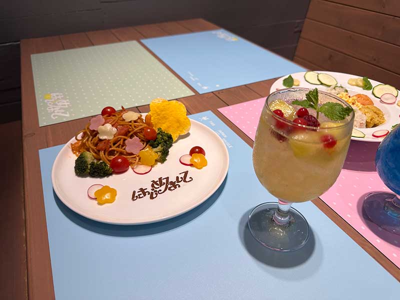 ナポリタンとフルーツティー