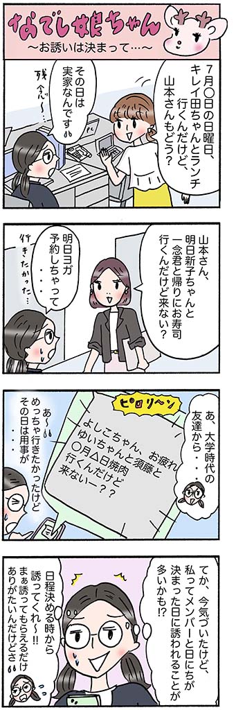 OLあるある漫画「お誘いは決まって…」