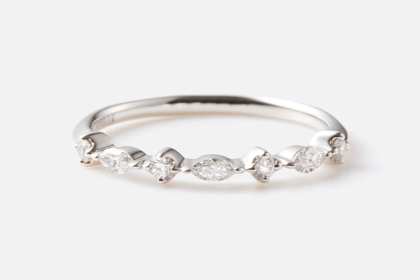 Magnolia Eternal Marquise Diamond Line Ring