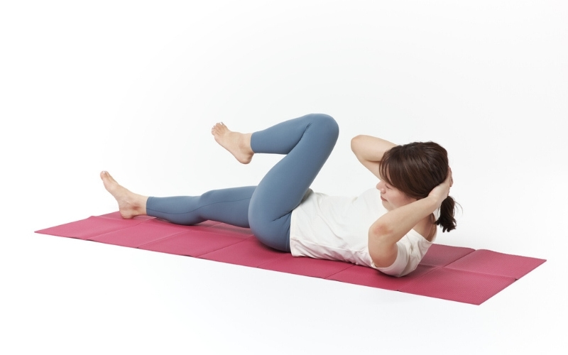 仰向け・ツイスト：便秘解消筋トレ③