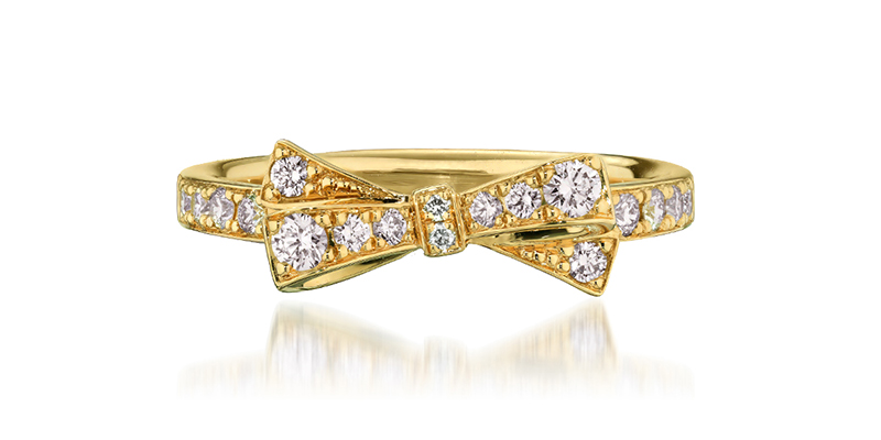 DIAMOND BOW リング