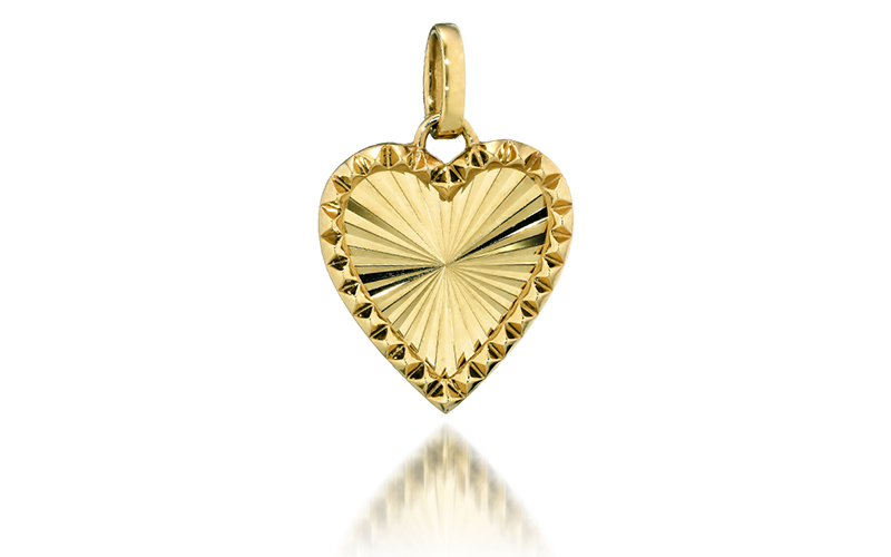 ETCHED HEART チャーム