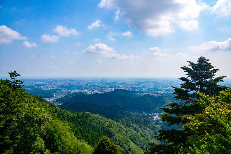 山の上からの眺望