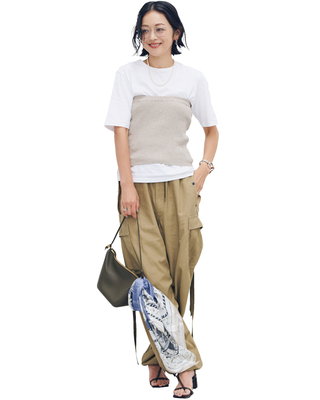 縄田さんの夏コーデ