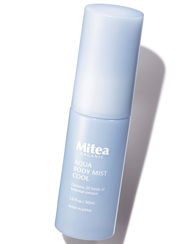 Mitea ORGANIC アクアボディミスト クール 30㎖ ￥1,320（限定発売中）