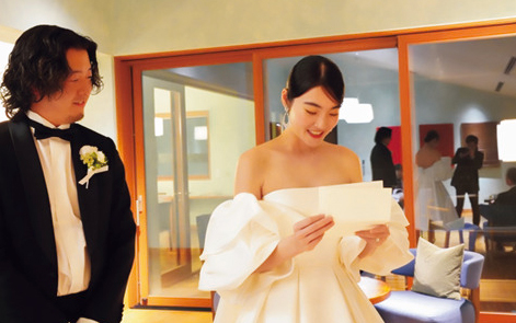 オッジェンヌ・谷 桃子さん 結婚式