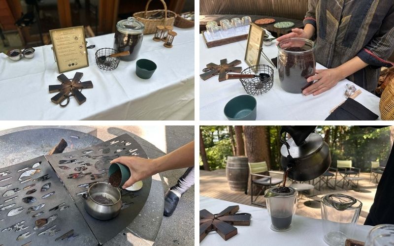 コーヒー体験の様子