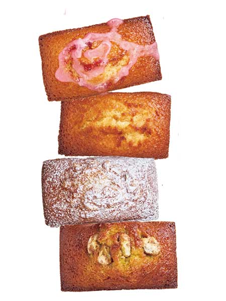 4タイプのフィナンシェ