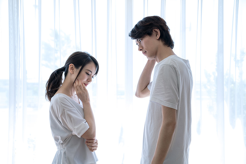 揉める男女