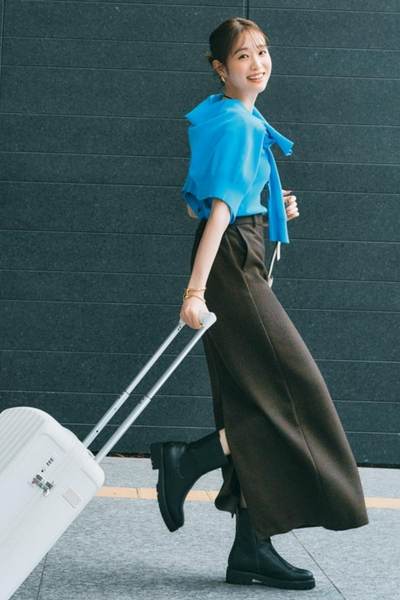 【9/13のコーデ】気温が読めないこの季節…旅行や推し活遠征には、軽めのはおりがマストアイテム！