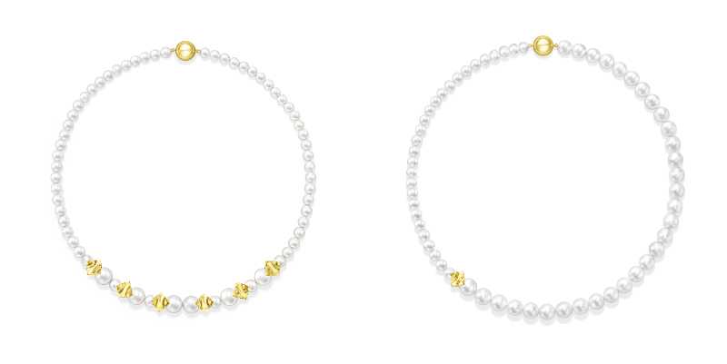 スクエアリーフ ネックレス¥2,035,000
YG/淡水真珠
スクエアリーフ ネックレス¥1,540,000
YG/淡水真珠