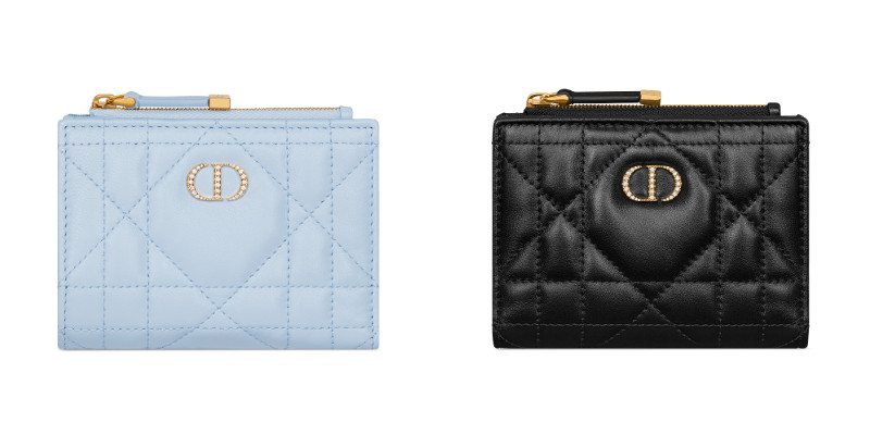 Dior Caro Dahlia クリスタル ウォレット
スカイブルー、ブラック