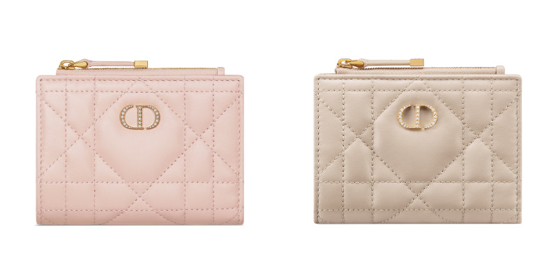 Dior Caro Dahlia クリスタル ウォレット
パウダーピンク、パウダーベージュ