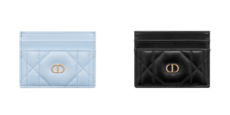 Dior Caro Freesia クリスタル カードホルダー
スカイブルー、ブラック