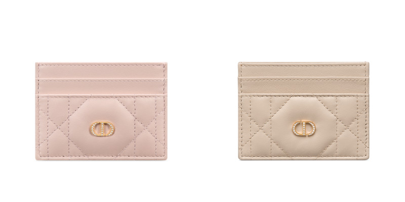 Dior Caro Freesia クリスタル カードホルダー
パウダーピンク、パウダーベージュ