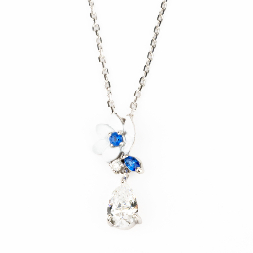 SLV925 ネックレス Road Floral