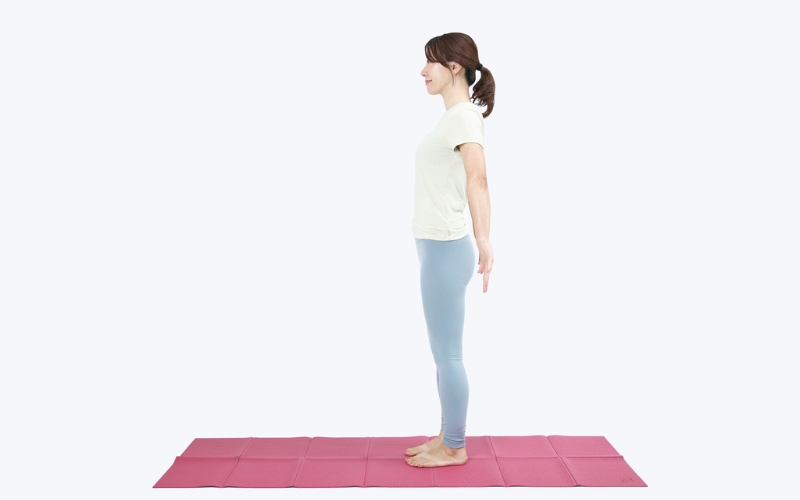 壁を使うもも上げ①