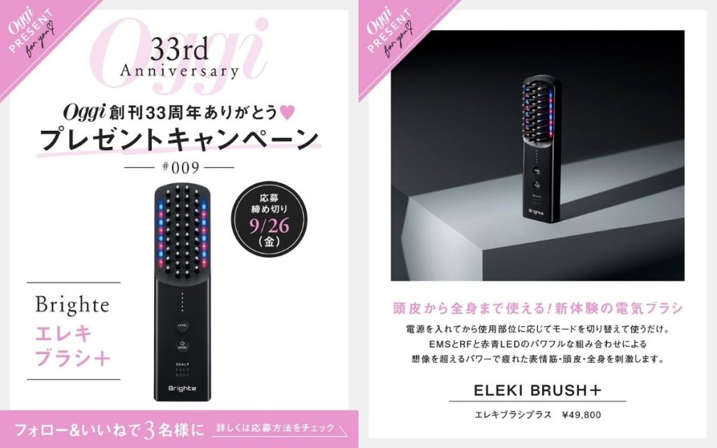 電気ブラシのプレゼント画像