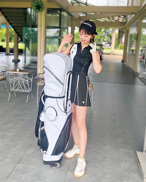 深山桂都さん　ゴルフ